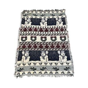 Vintage Christmas Throw/ Blanket
